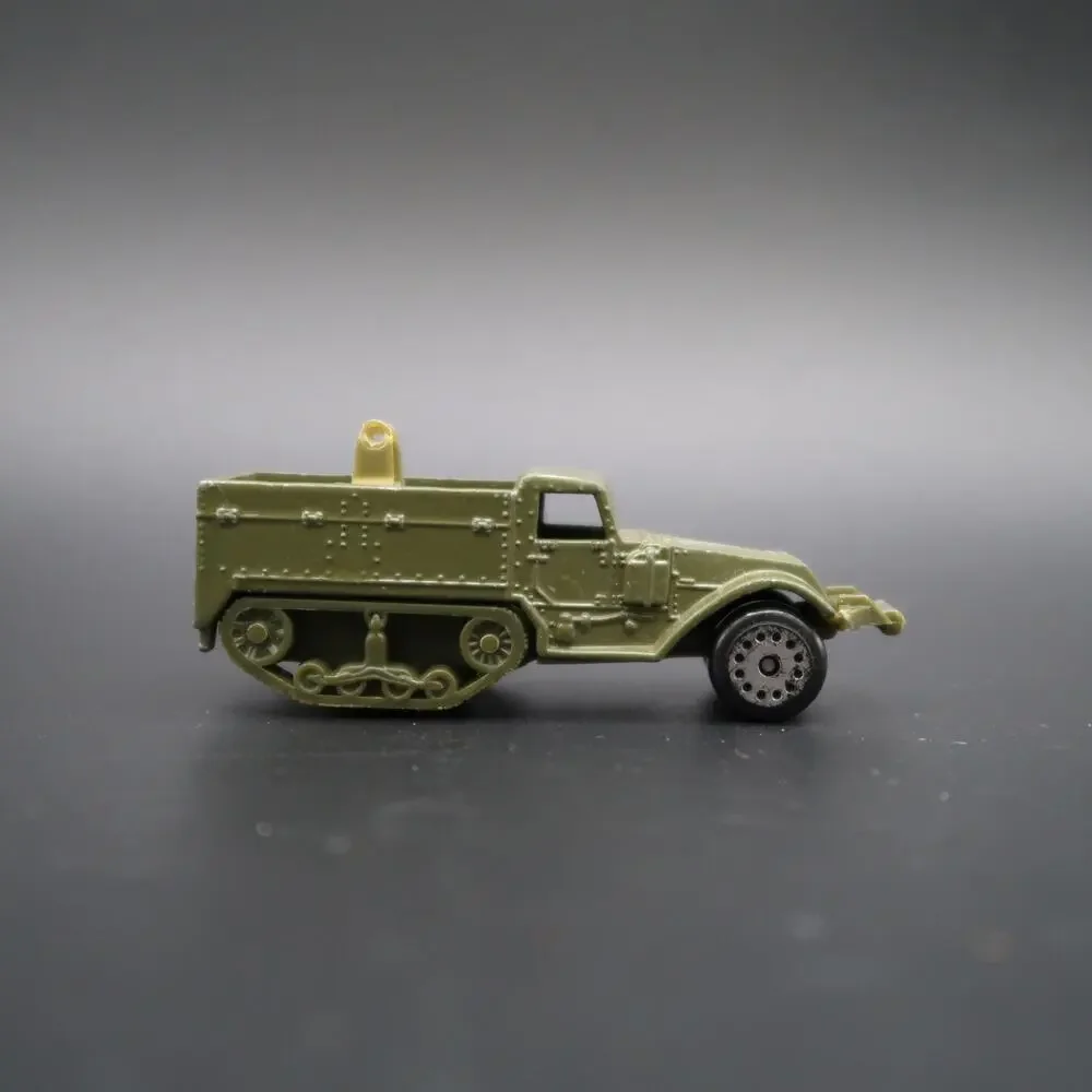Armored Half Track Military Vehicle 1:64 Scale Loose Incomplete Made in China